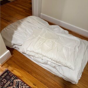 King Comforter, white, KING